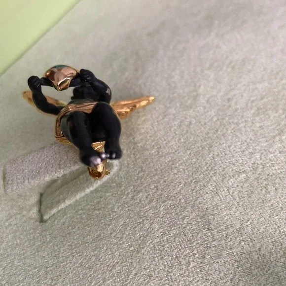 VTG Coreen Simpson Black Angel with Heart - Picture 5 of 6